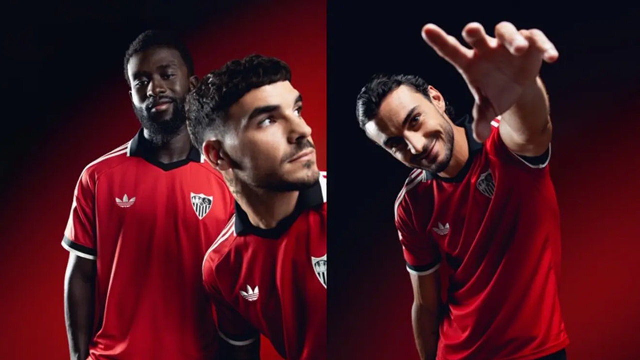 Sevilla Perkenalkan Jersey Anyar Kedua yang Didominasi Warna Merah
