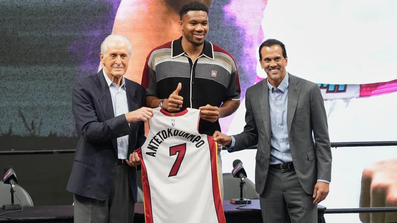 Duet Giannis dan Adebayo Siap Ubah Dinamika Miami Heat - sumber: (mainbasket)