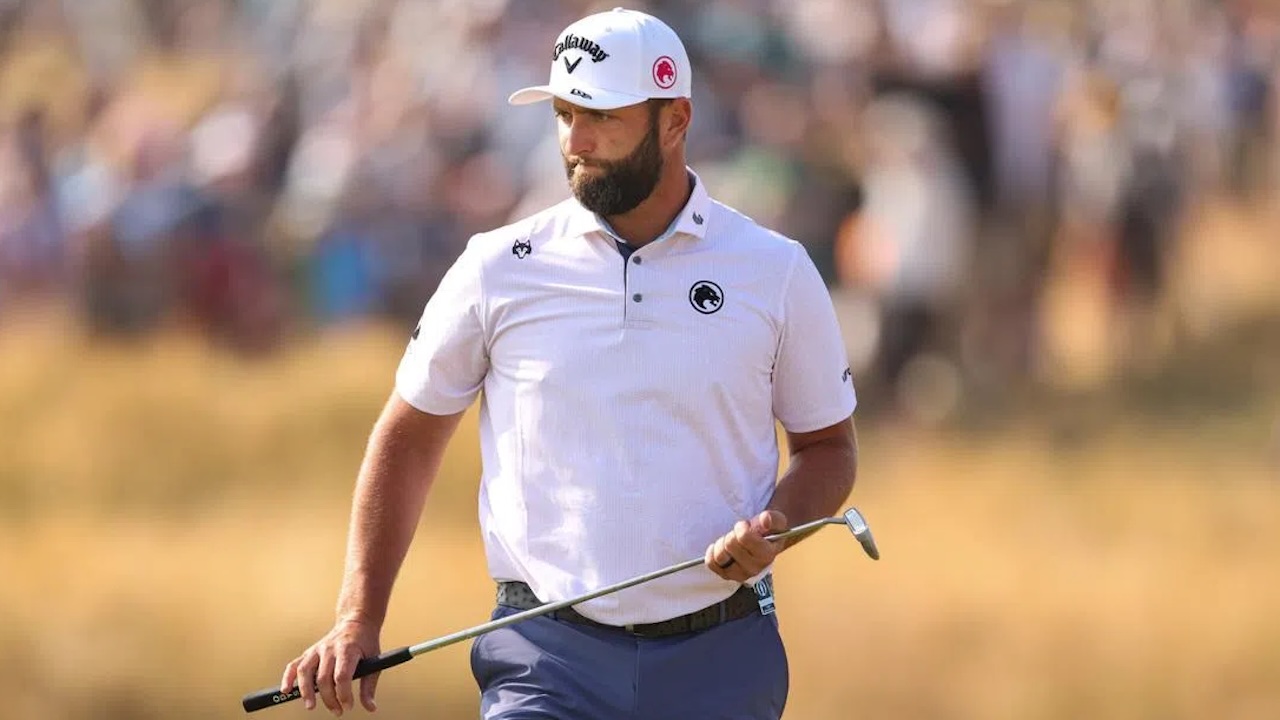 Jon Rahm Kena Teguran Usai Lempar Stik di Putaran Kedua The Open