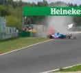 Kecelakaan Gasly Hentikan Latihan GP Belgia Kedua