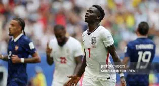 Prancis 4-6 Inggris: Saka Hattrick, The Three Lions Rebut Posisi Ketiga