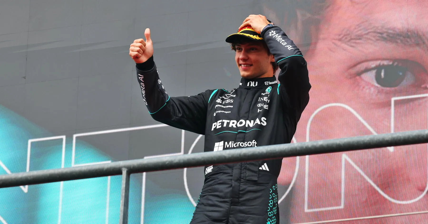 Antonelli Bangkit Gemilang Setahun Setelah Jatuh di GP Belgia - sumber: (racingnews365)