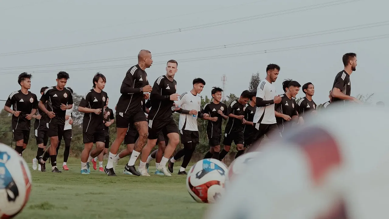 Latihan Persija Jakarta di pramusim