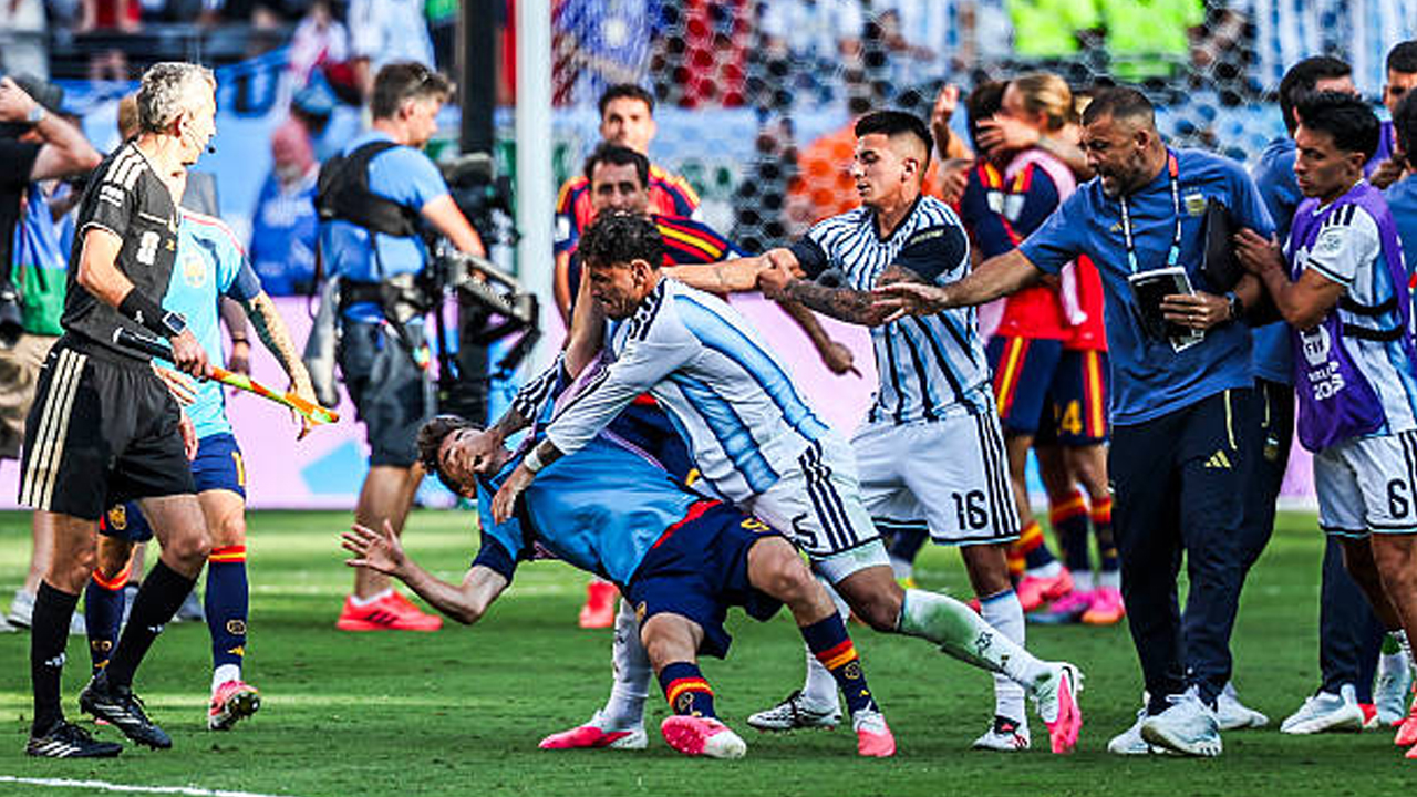 Rodri Jadi Pemicu Keributan? Begini Kronologi Panas Argentina vs Spanyol