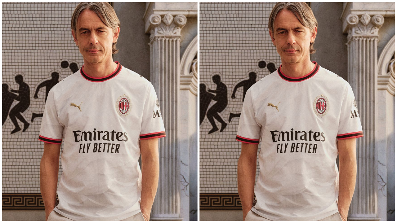 AC Milan Rilis Jersey Tandang 2026/27 Bersama Legenda Filippo Inzaghi