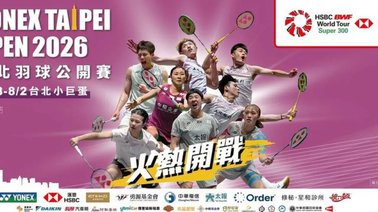 Chou Tien Chen Incar Gelar Kelimanya di Taiwan Open 2026