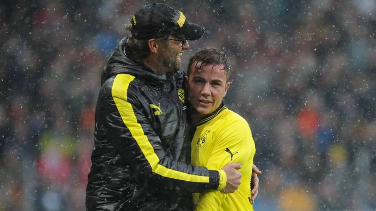Mario Gotze dan Jurgen Klopp