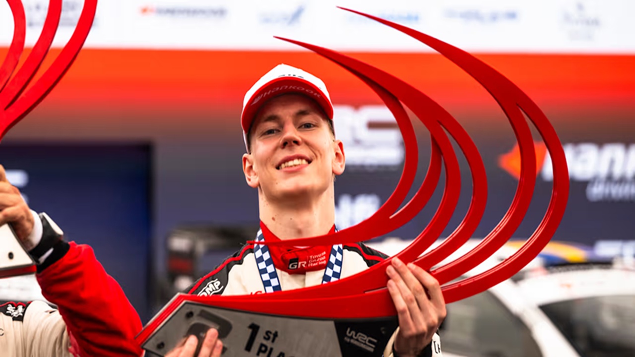 Sami Pajari Lega Bisa Meraih Kemenangan Perdana WRC di Reli Estonia