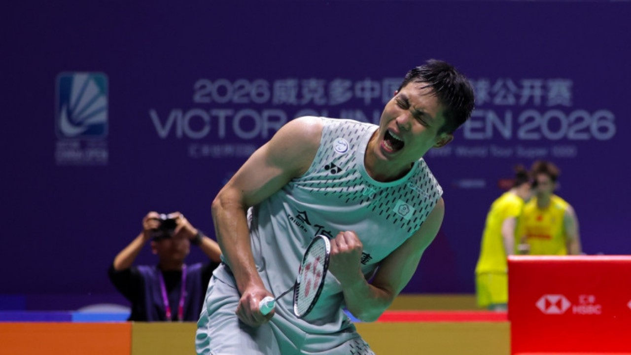 Chou Tien Chen Sukses Hentikan Rentetan 9 Kekalahan Beruntun Lawan Shi Yuqi