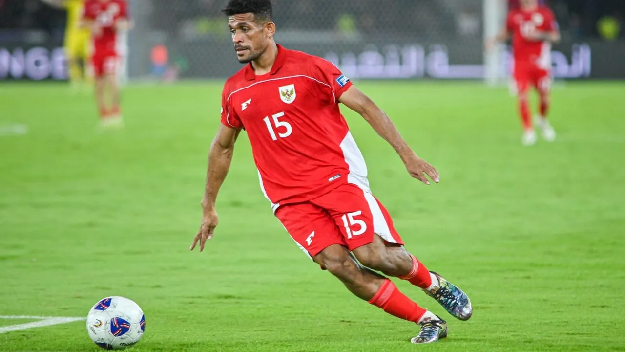 Ricky Kambuaya salah satu nama yang dicoret John Herdman dari daftar skuad Timnas Indonesia ASEAN Championship (Piala AFF 2026)
