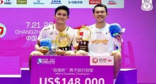 Kembali Sikat 1 Dunia, Fajar-Fikri Kampiun China Open 2026