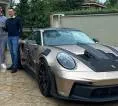 Thibaut Courtois Pamer Mobilnya Porsche GT3 RS