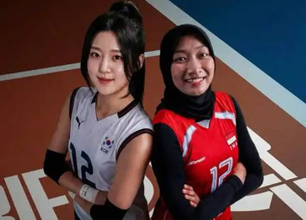 Timnas Voli Putri Indonesia Tunduk 0 - sumber: (blokbojonegoro)