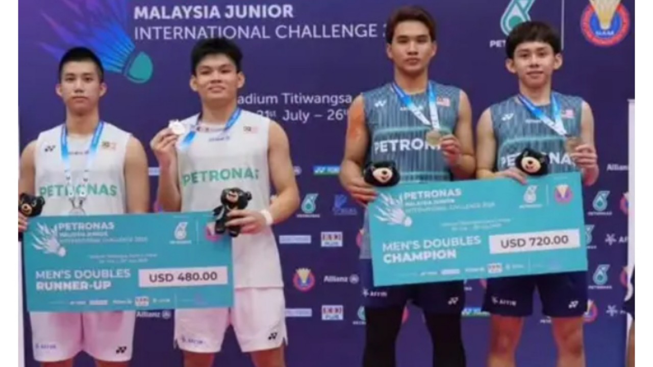 Ahmad Redzuan Dominasi Ganda Putra Malaysia International Challenge 2026