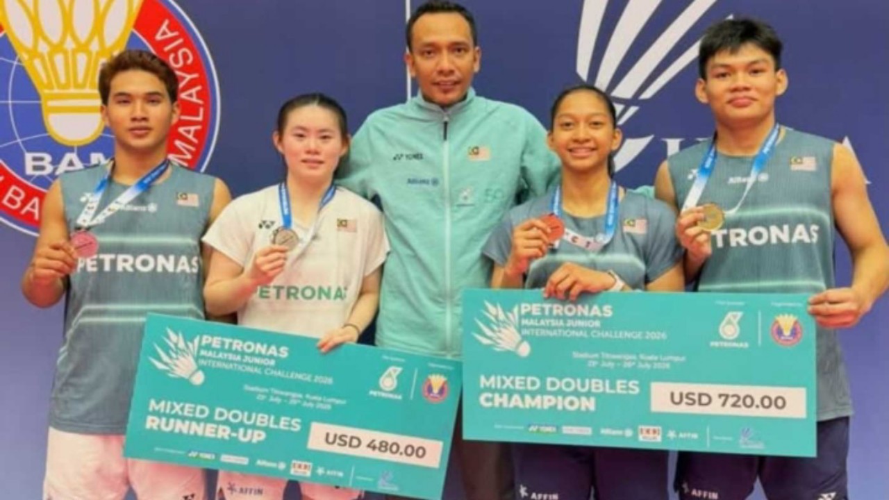 Tuan Rumah Bawa Pulang 3 Gelar di Malaysia Junior International Challenge
