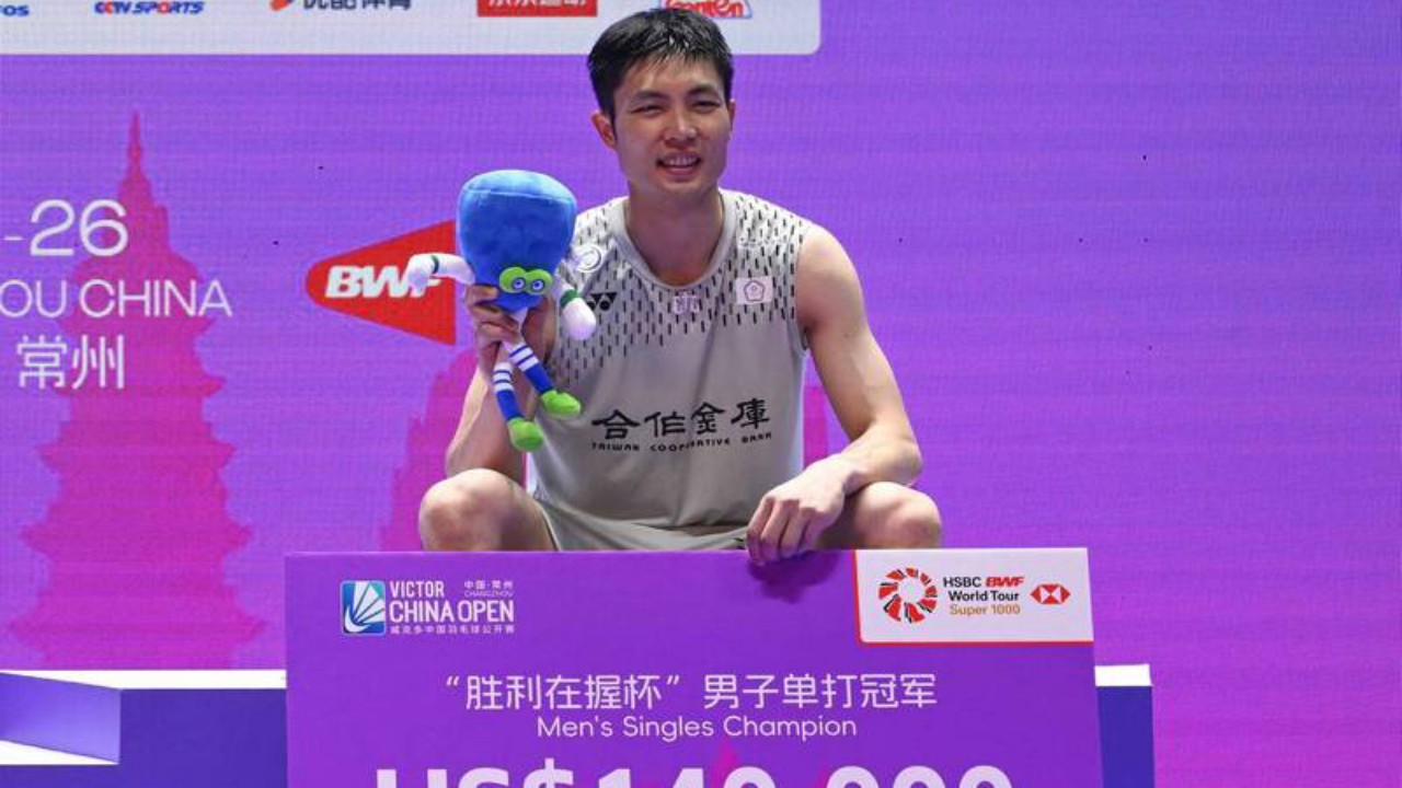 Cerita Chou Tien Chen Traktir Kopi Penggemarnya Pasca Menangi China Open