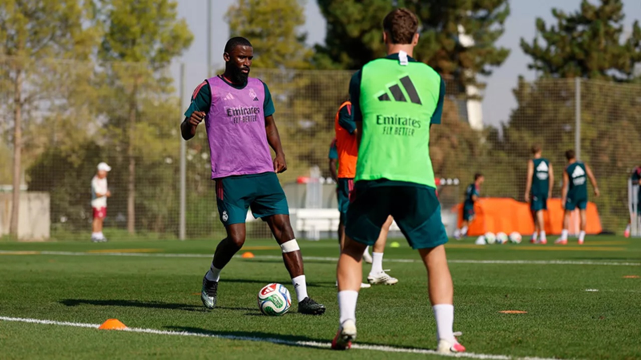 Antonio Rudiger dan Endrick Felipe Bergabung dengan Latihan Real Madrid