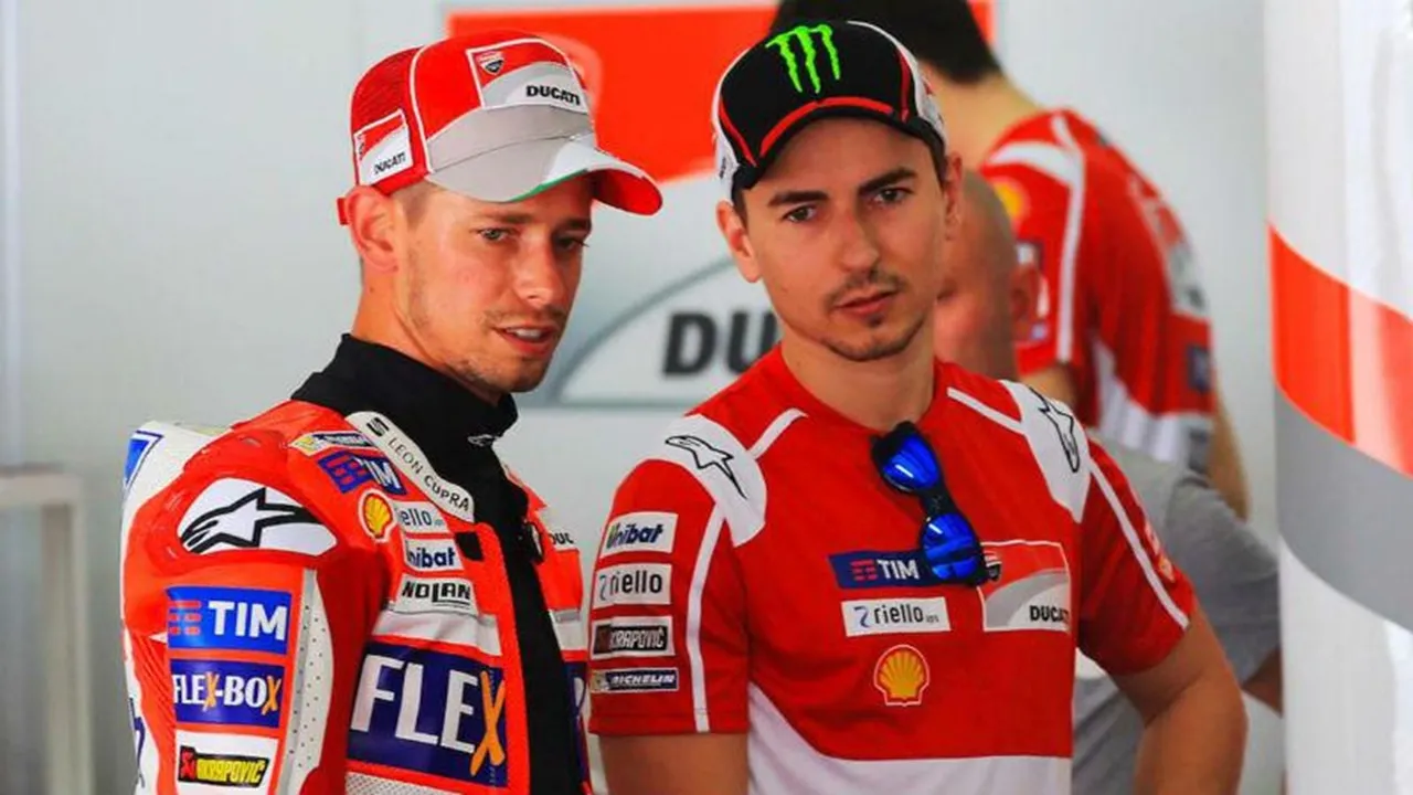 Casey Stoner dan Jorge Lorenzo