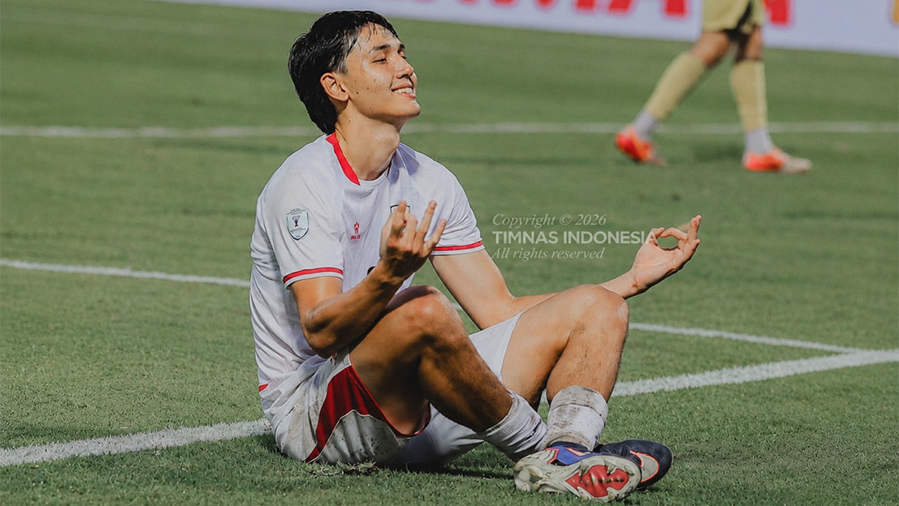 Mitchell Baker Selebrasi ala Erling Haaland Usai Cetak Gol di Piala AFF