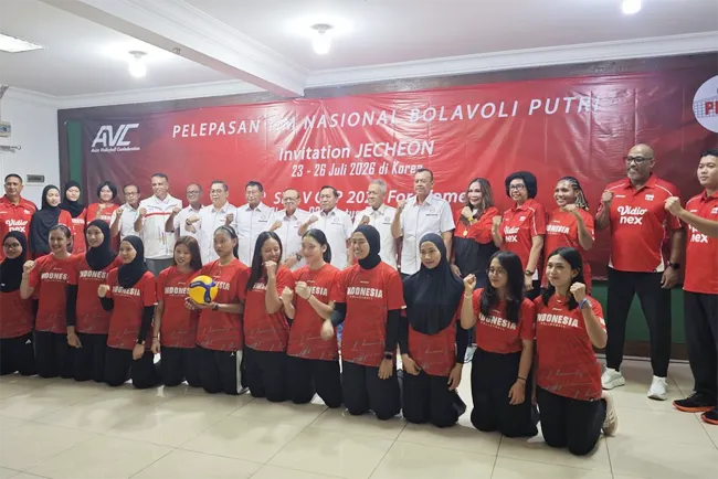 Timnas Voli Putri Indonesia Tundukkan Filipina di Leg 1 SEA V Cup 2026, Skor Akhir 3 - sumber: (blokbojonegoro)
