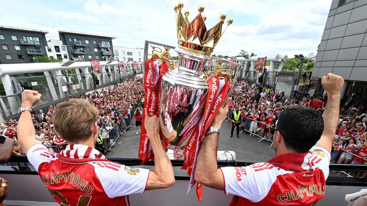 Arsenal Dapatkan Dorongan Tiga Kali Lipat Menuju Gelar Liga Inggris - sumber: (footballlondon)