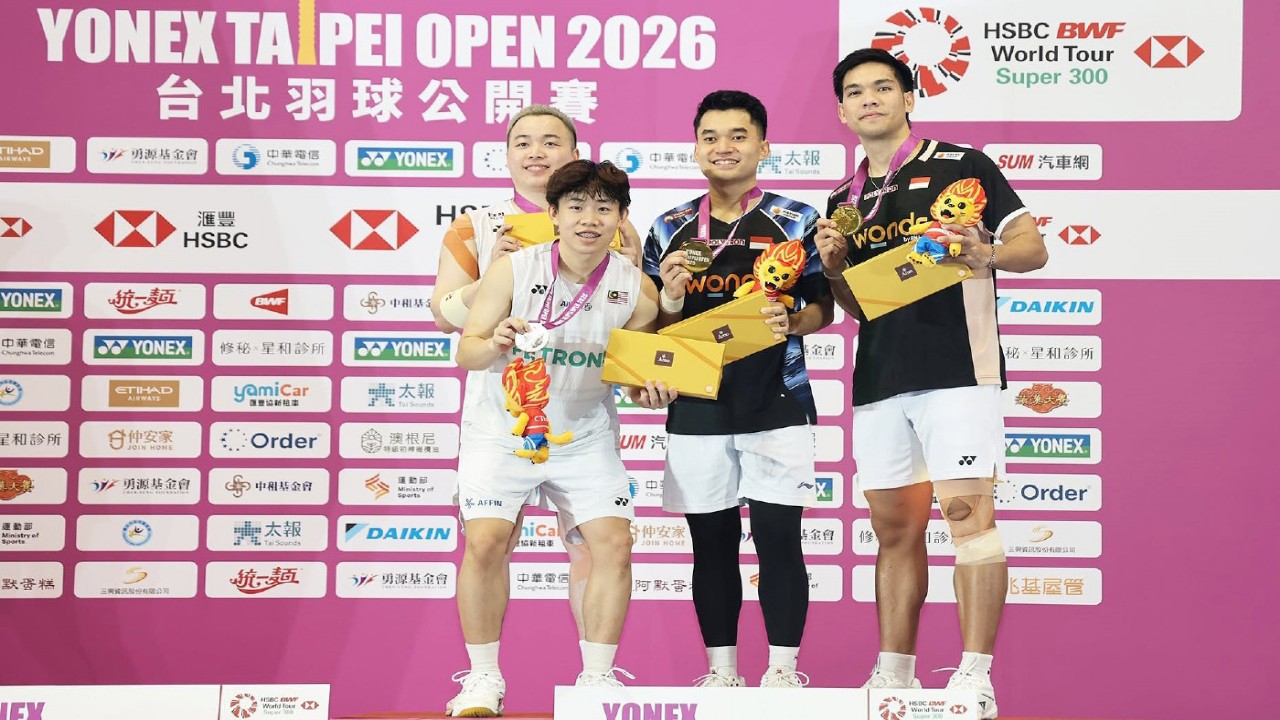 Aaron Chia Beri Ucapan Selamat Leo-Daniel Atas Kemenangan di Taiwan Open