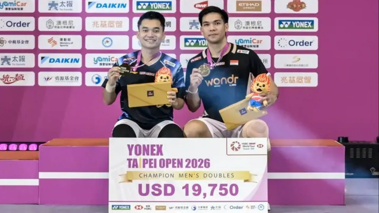 Taiwan Open Jadi Gelar Kedua Leo-Daniel Musim Ini