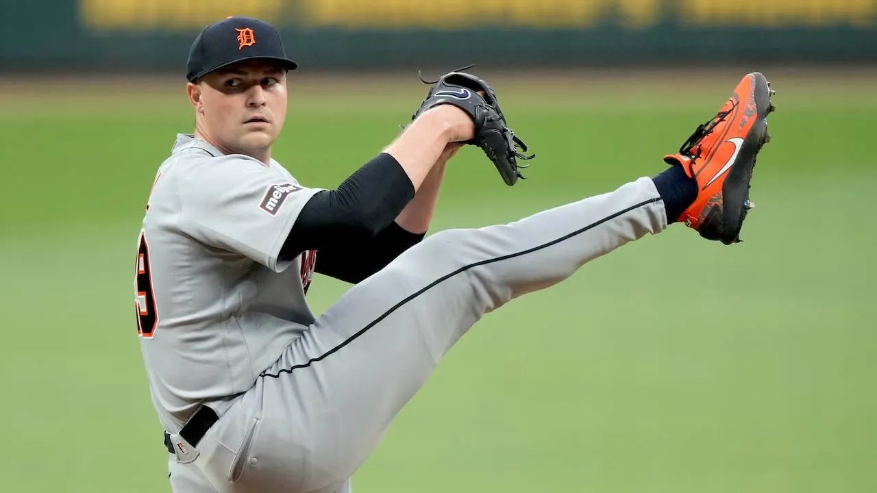 Dodgers mendapatkan Tarik Skubal dengan menyerahkan tiga prospek, yakni pemain outfield Zyhir Hope serta pitcher River Ryan dan Brady Smith. (Foto: AP)