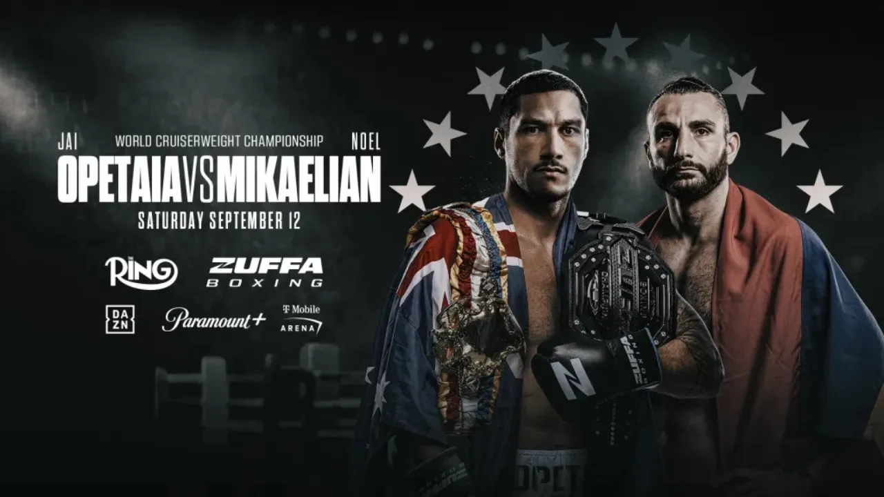 Jai Opetaia (kiri) dan Noel Mikaelian. (Foto: Fight TV)