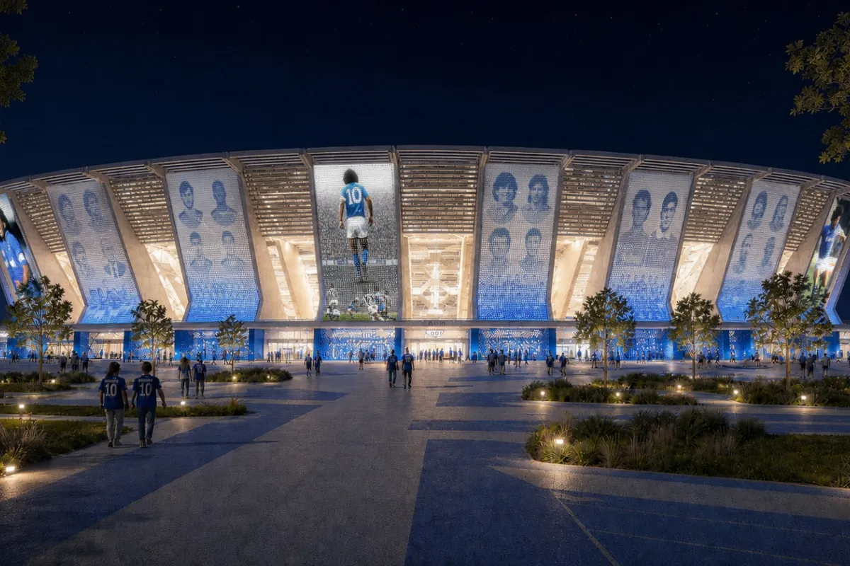 Napoli Ragu Sambut Proyek Renovasi Stadio Maradona dari Dewan Kota - sumber: (footballitalia)