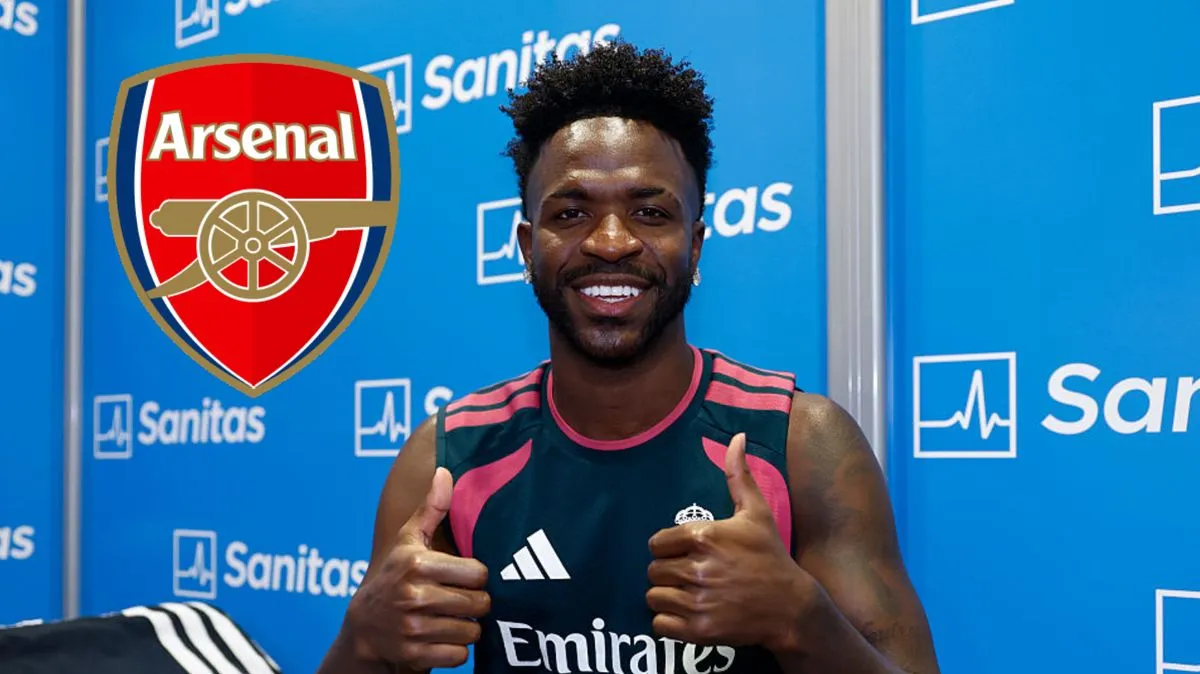 Arsenal Hadapi Kegagalan Transfer Vinicius Jr dan Tujuh Dilema Pemain - sumber: (footballlondon)