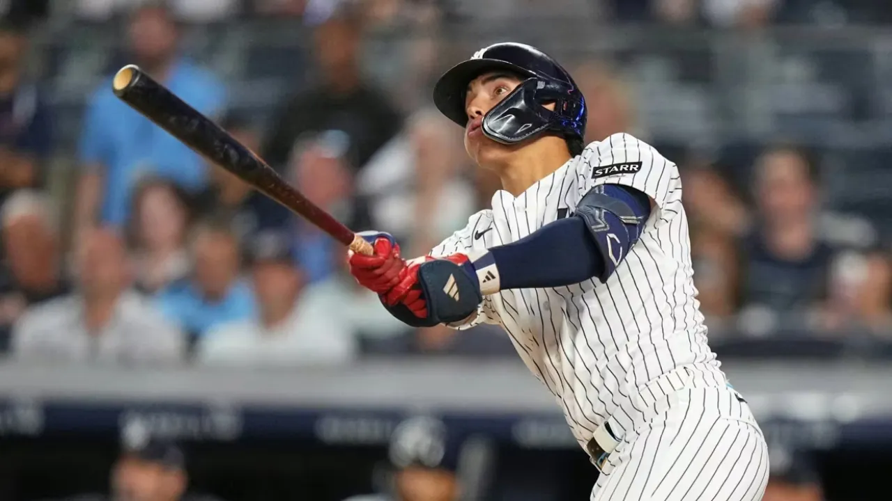 George Lombard menjadi infielder termuda keempat dalam sejarah Yankees yang mencetak home run pada usia 20 tahun. (Foto: AP)