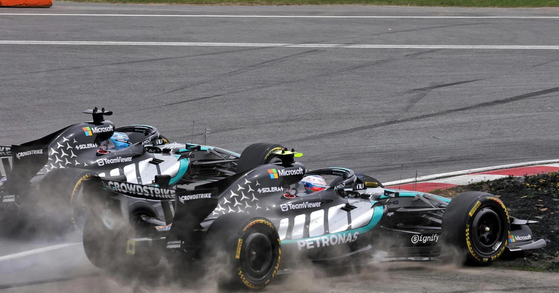 Kimi Antonelli Diprediksi Buat Kesalahan jika Russell Setara - sumber: (racingnews365)