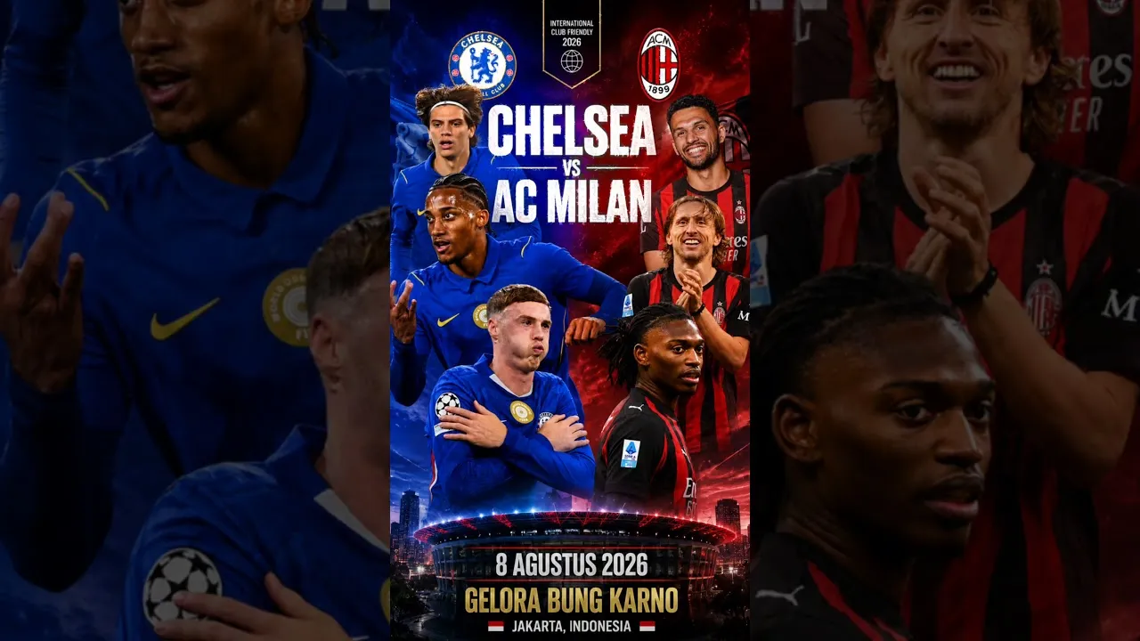 AC Milan Tiba di Jakarta Jelang Laga Persahabatan Lain Melawan Chelsea