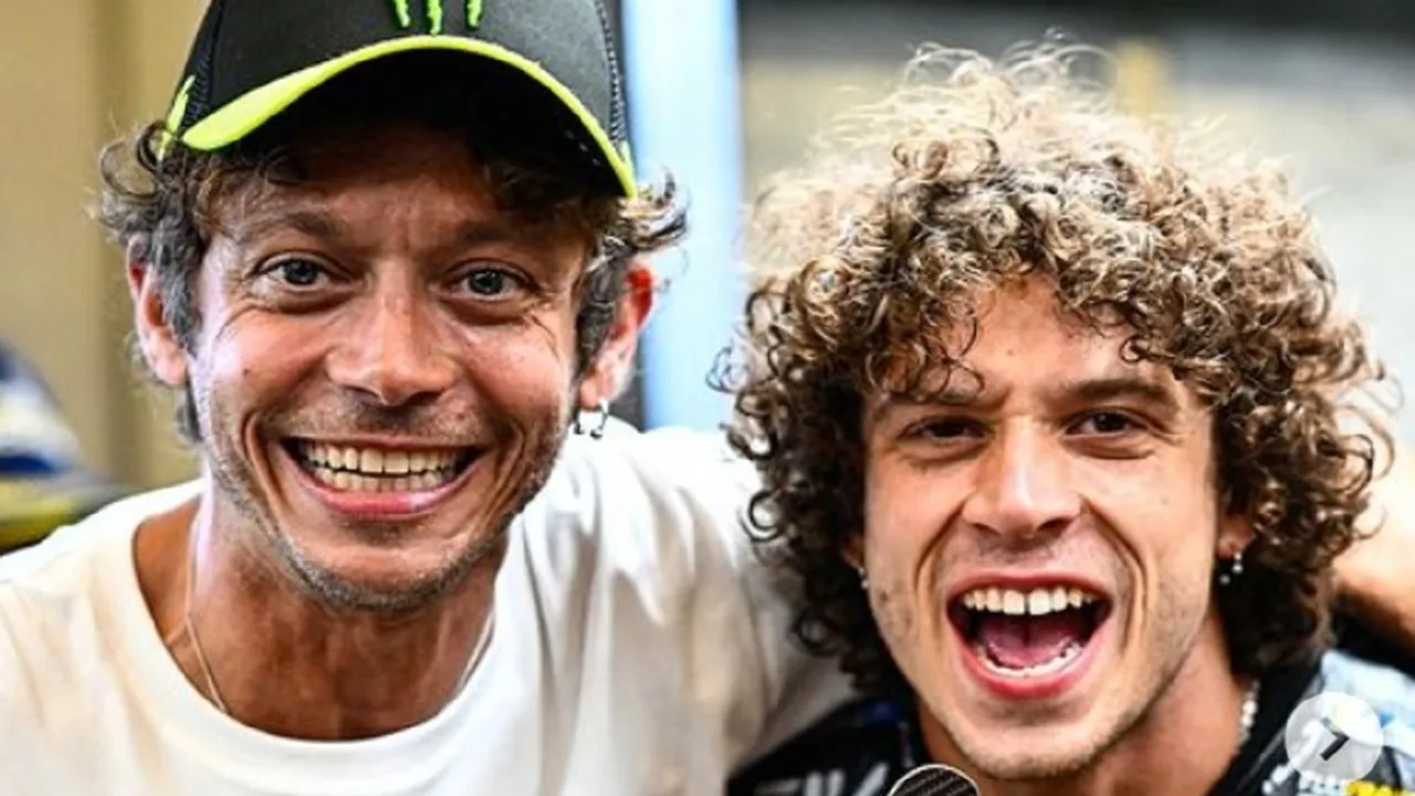 Valentino Rossi dan Marco Bezzecchi