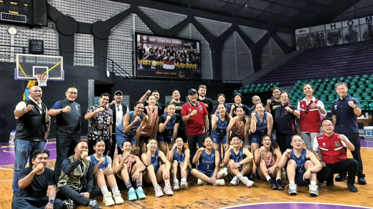 Timnas Basket Indonesia Sektor Putri Lawan Thailand di Asian Games