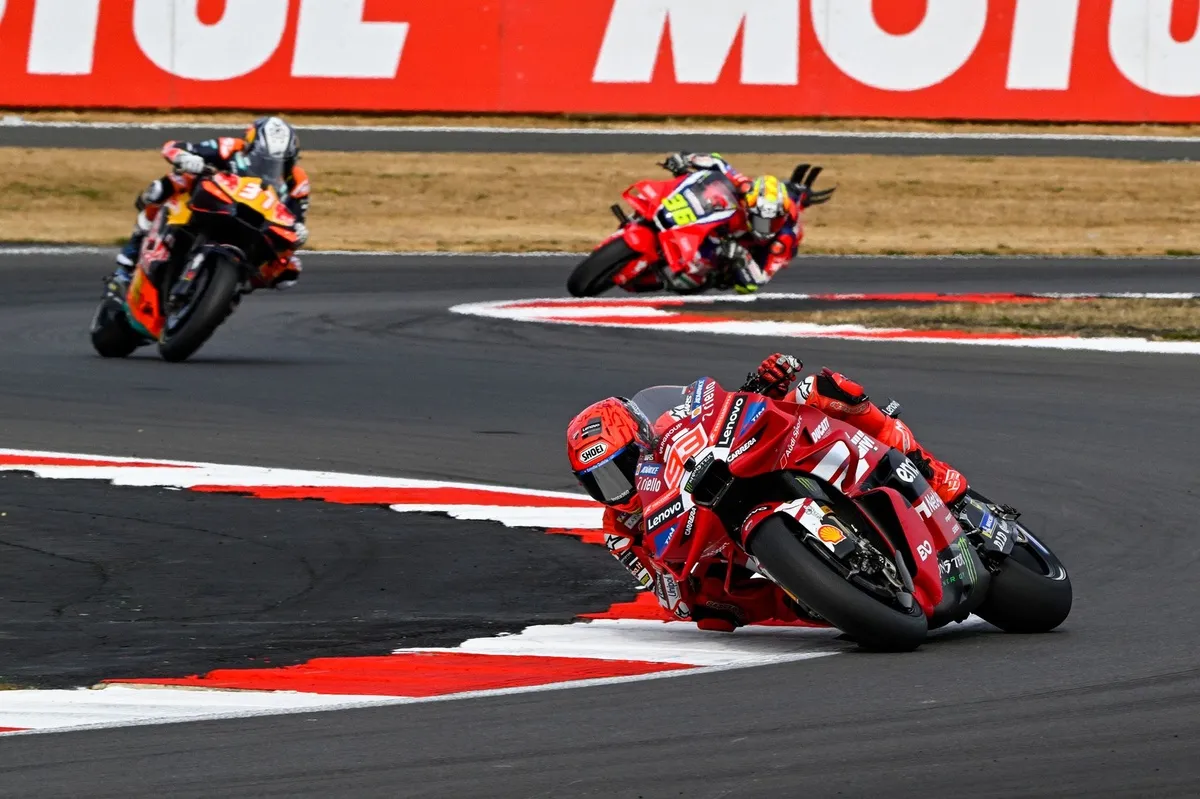 Marc Marquez Terkendala Penurunan Ban di Sprint GP Inggris - sumber: (motorsport)