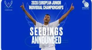 Berikut Daftar Unggulan Kejuaraan Junior Eropa 2026 di Hongaria