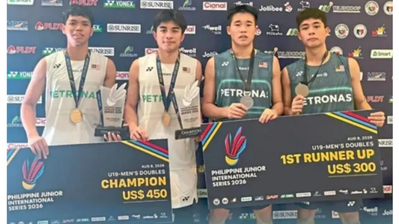 Malaysia Borong 5 Gelar di Filipina International Junior Series 2026