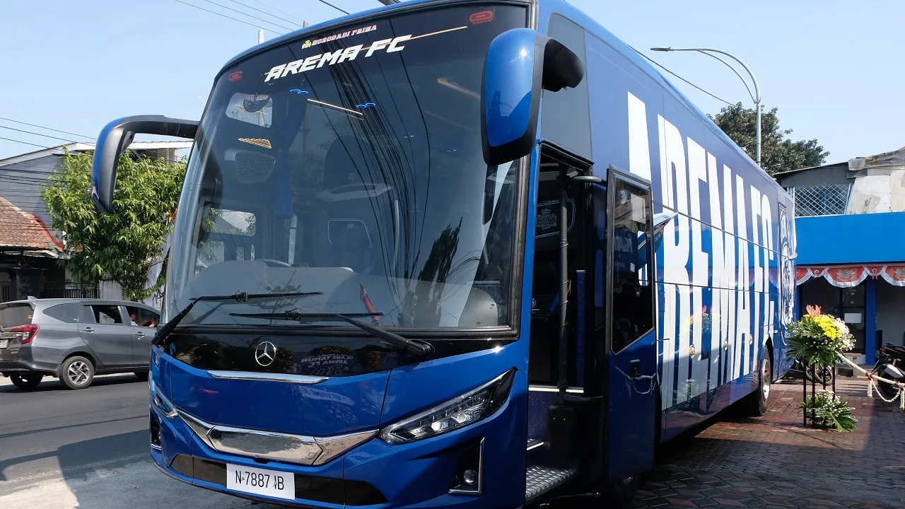 Bus baru Arema FC untuk musim depan