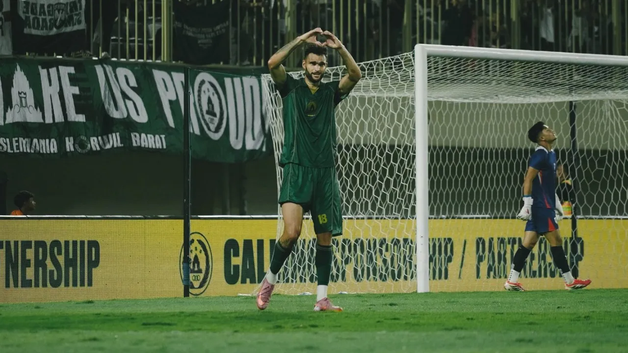 Penyerang anyar PSS Sleman, Matheus Fornazari