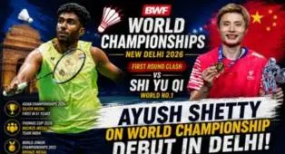 Ayush Shetty Antusias Debut Kejuaraan Dunia Melawan Juara Bertahan Shi Yuqi