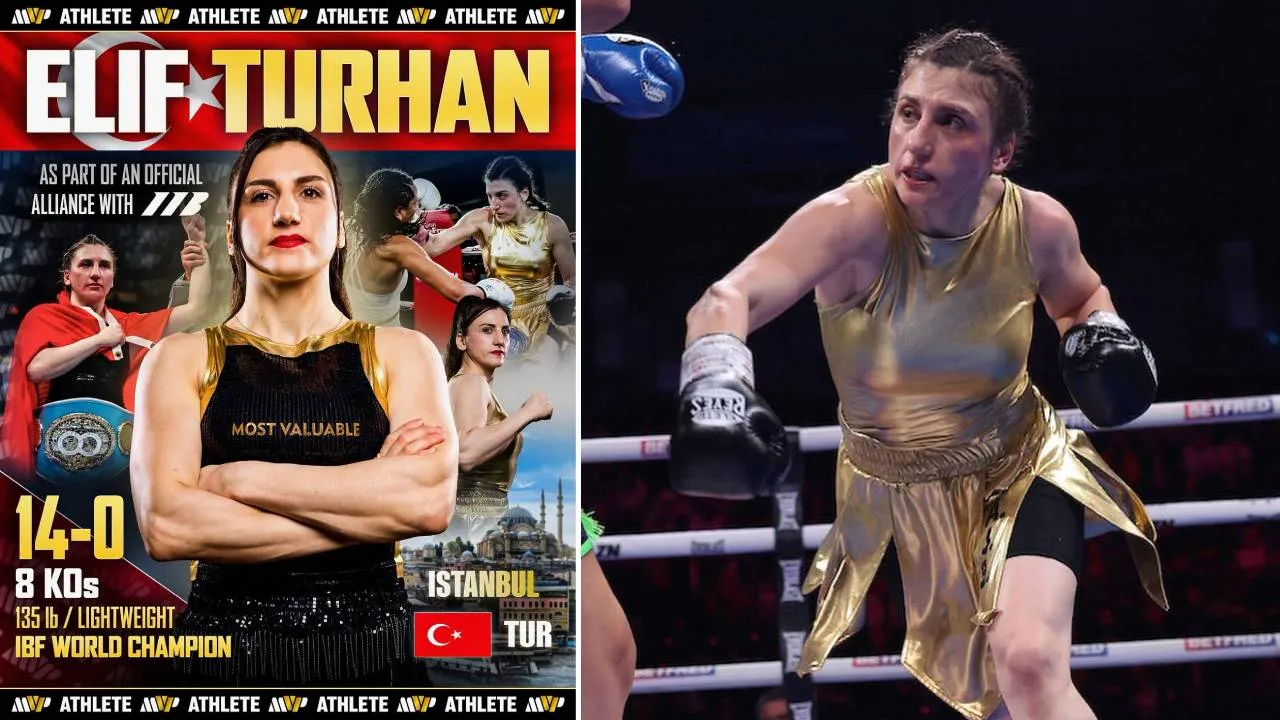 Elif Nur Turhan menjadi petinju kedua yang berpindah dari Matchroom ke MVP dalam kerangka “strategic alliance” kedua perusahaan. (Foto: Fight TV)
