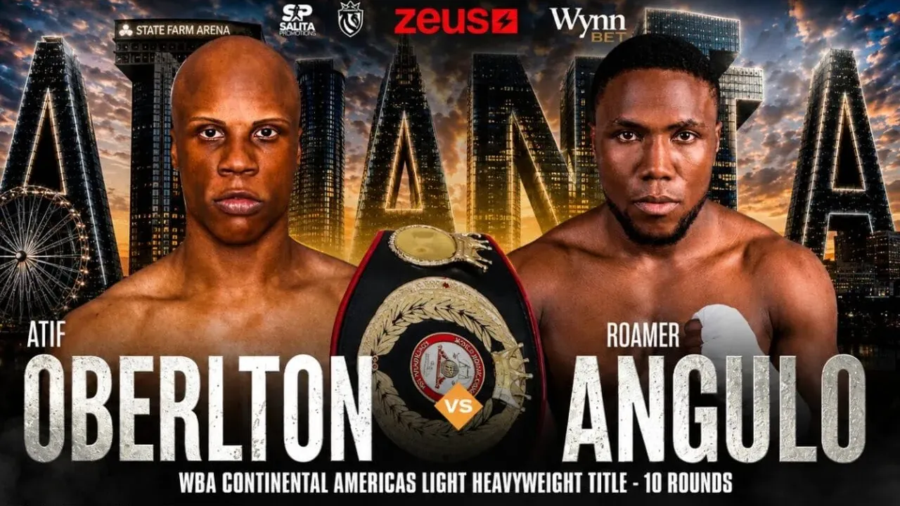 Atif Oberlton (kiri) dan Roamer Alexis Angulo. (Foto: Fight TV)