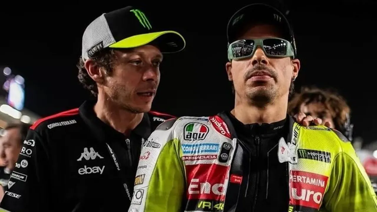 Franco Morbidelli dan Valentino Rossi