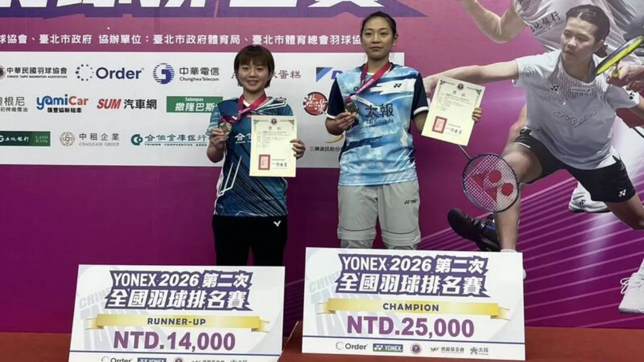 Huang Yu Hsun Kembali Menangi Kejuaraan Nasional Keduanya