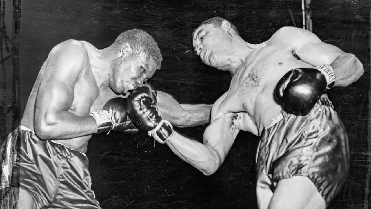Joe Louis (kanan) dan Jimmy Bivins. (Foto: Fight TV)