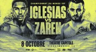 Osleys Iglesias Jalani Pertahanan Pertama Gelar IBF Melawan Oliver Zaren