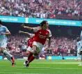 Arsenal Taklukkan Man City di Community Shield Berkat Gol Calafiori