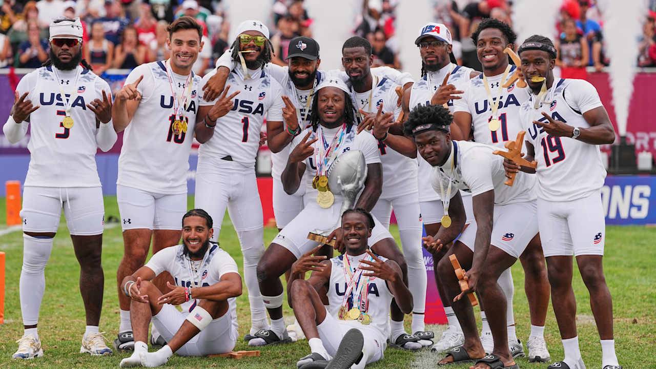 AS dan Kanada Raih Gelar Juara Dunia Flag Football, Tiket LA28 Dibagikan